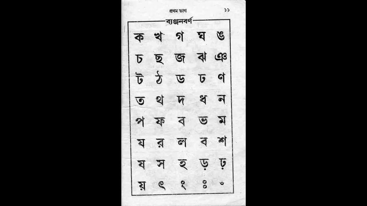 <div class="paragraphs"><p>The Bengali alphabets.&nbsp;&nbsp;</p></div>