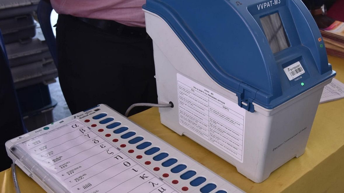 <div class="paragraphs"><p>Image of an EVM with VVPAT. For representational purposes.</p></div>