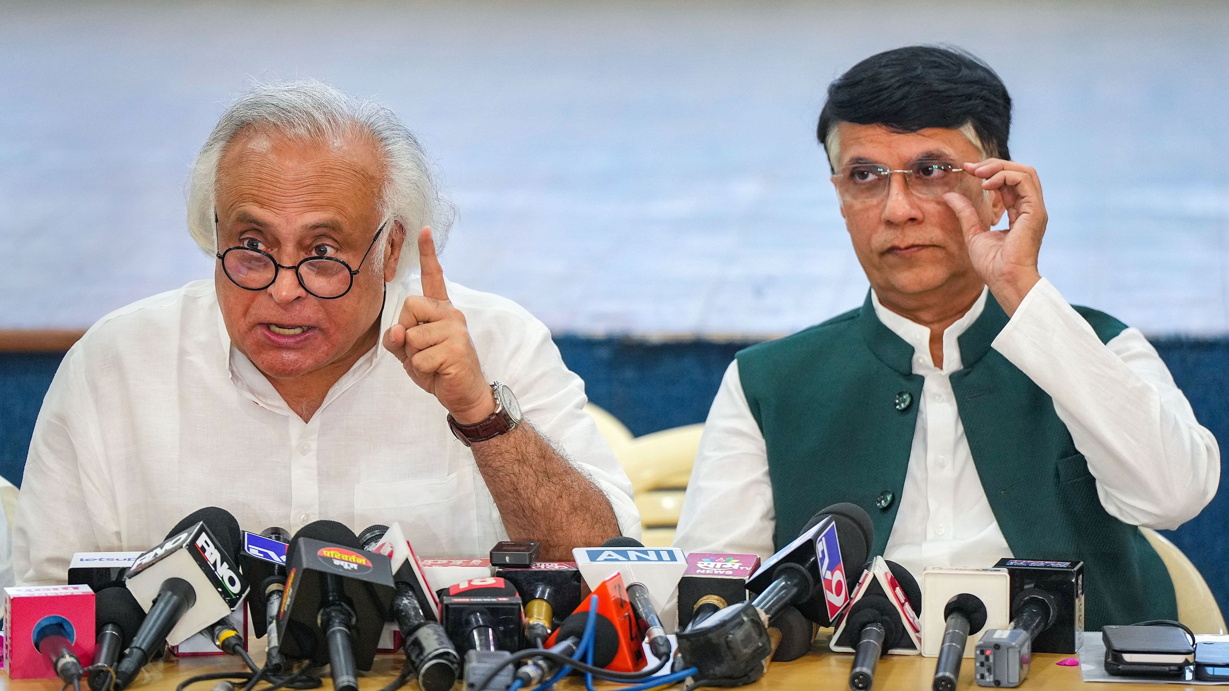 <div class="paragraphs"><p>Congress leaders Jairam Ramesh and Pawan Khera </p></div>