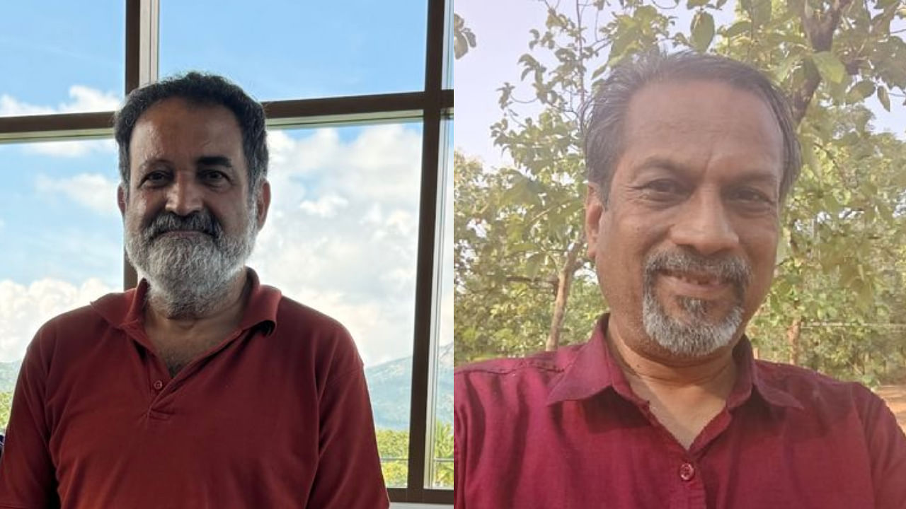 <div class="paragraphs"><p>Former Infosys CFO TV Mohandas Pai and Zoho CEO Sridhar Vembu(R).</p></div>