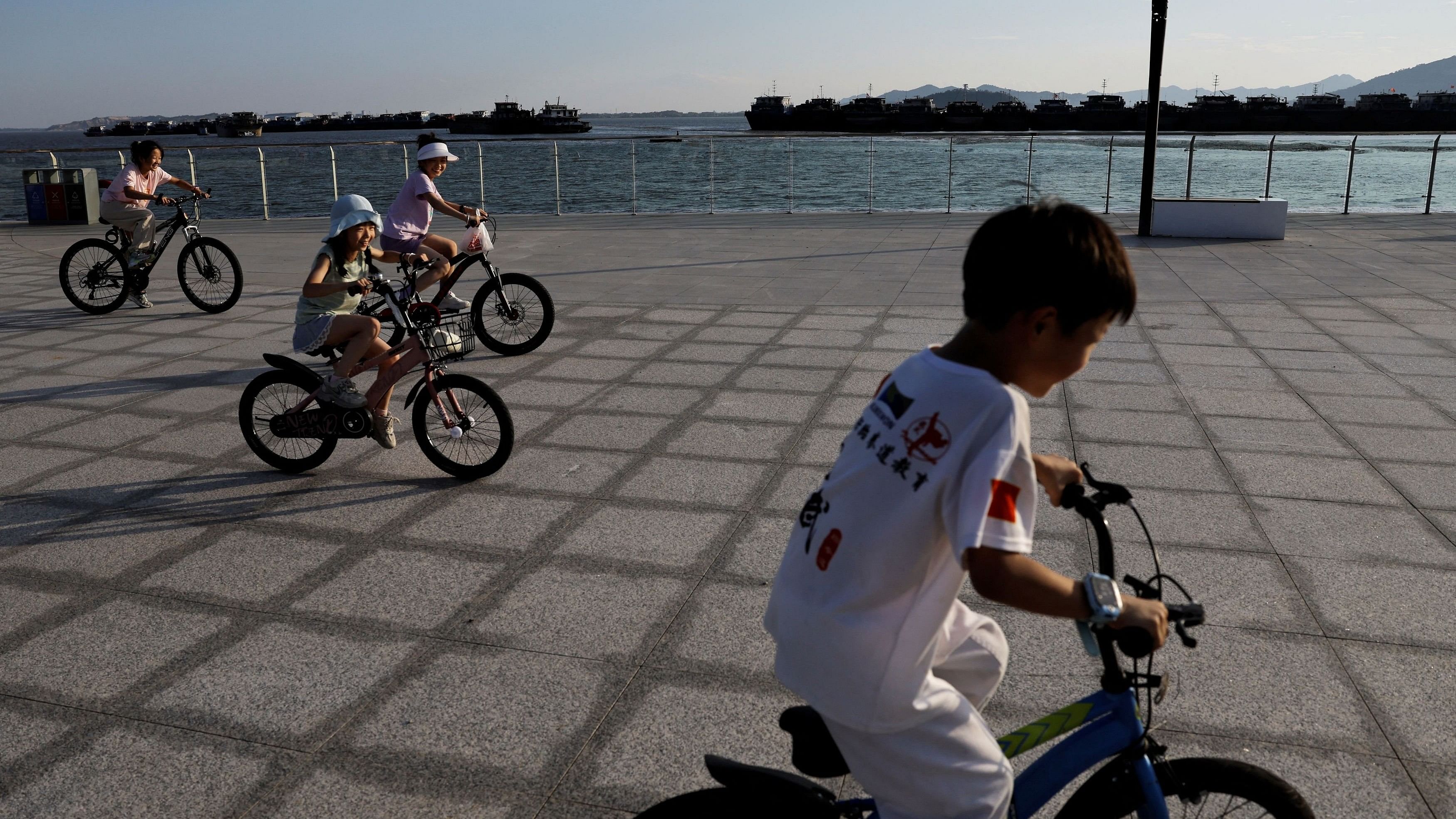 <div class="paragraphs"><p>Children ride bicycles inLushan, Jiangxi province, China. Representative image.</p></div>