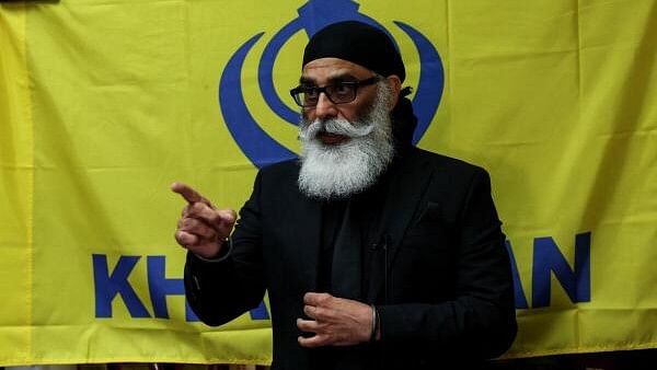 <div class="paragraphs"><p>Gurpatwant Singh Pannun, a 56-year-old dual US-Canadian citizen, speaks during an interview in New York.</p></div>