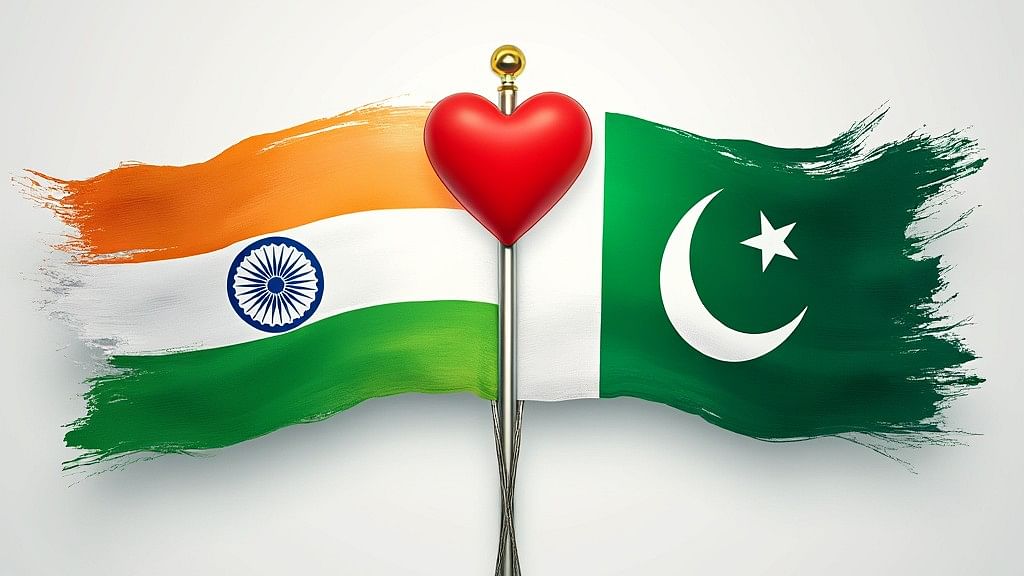 <div class="paragraphs"><p>Representative image showing the India and Pakistan flags with a heart symbol between them. This image is AI generated</p></div>