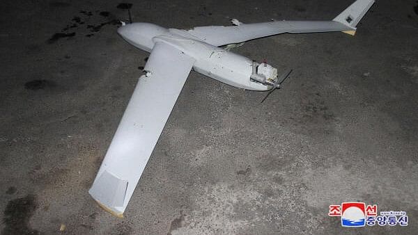 <div class="paragraphs"><p>The remains of a crashed drone are shown in a photo released by North Korea's official Korean Central News Agency.</p></div>