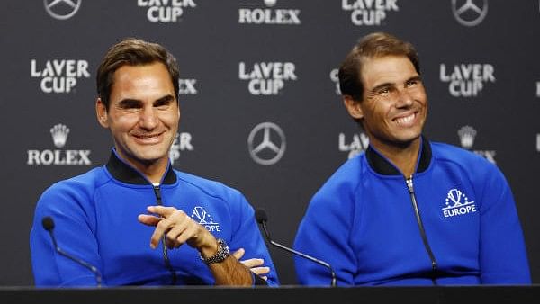 <div class="paragraphs"><p>Roger Federer (Left) and Rafael Nadal (Right).</p></div>