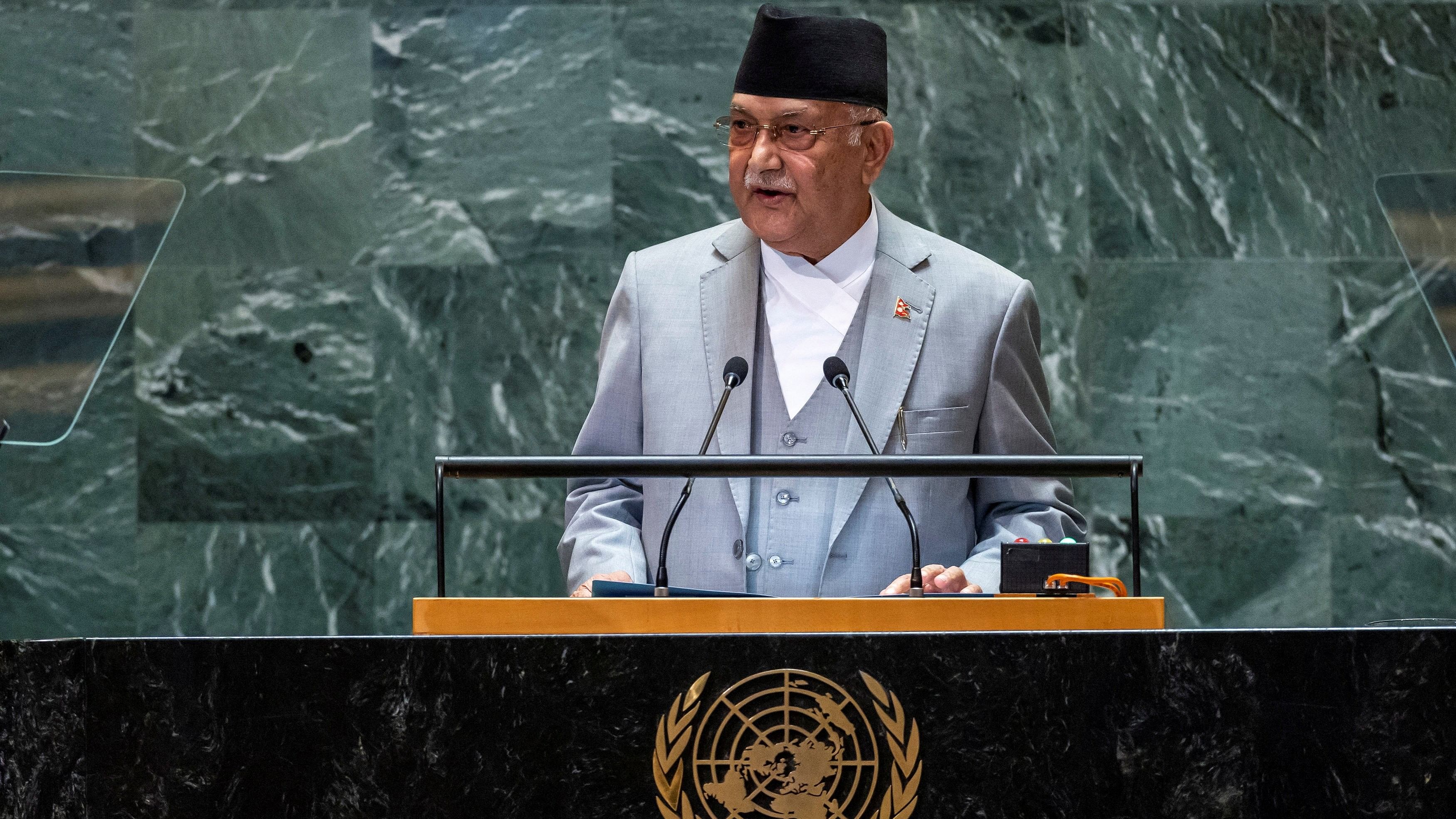 <div class="paragraphs"><p>Prime Minister of Nepal KP Sharma Oli.&nbsp;</p></div>