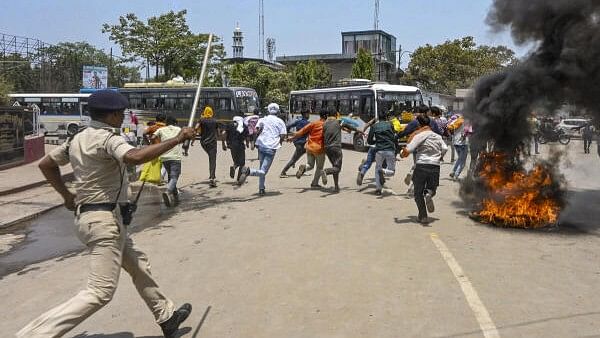 <div class="paragraphs"><p>Security forces staged a flag march in the area as people staged protests and burnt tyres on the roads. (Representative image)</p></div>