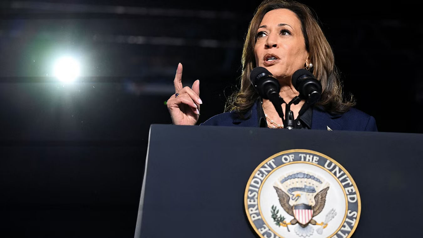 <div class="paragraphs"><p>Democratic presidential nominee US Vice President Kamala Harris</p></div>