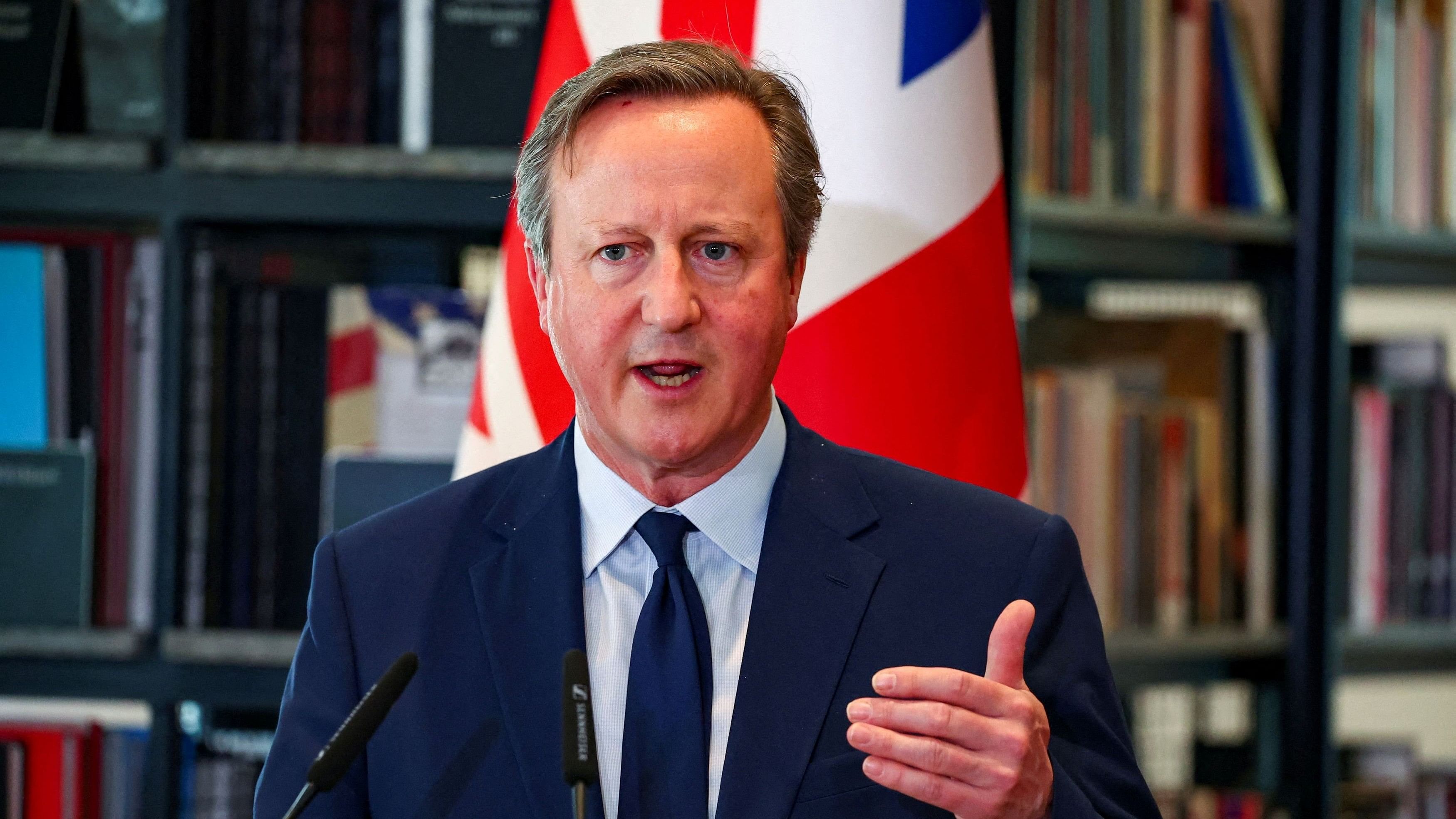 <div class="paragraphs"><p>Britain's former PM David Cameron </p></div>