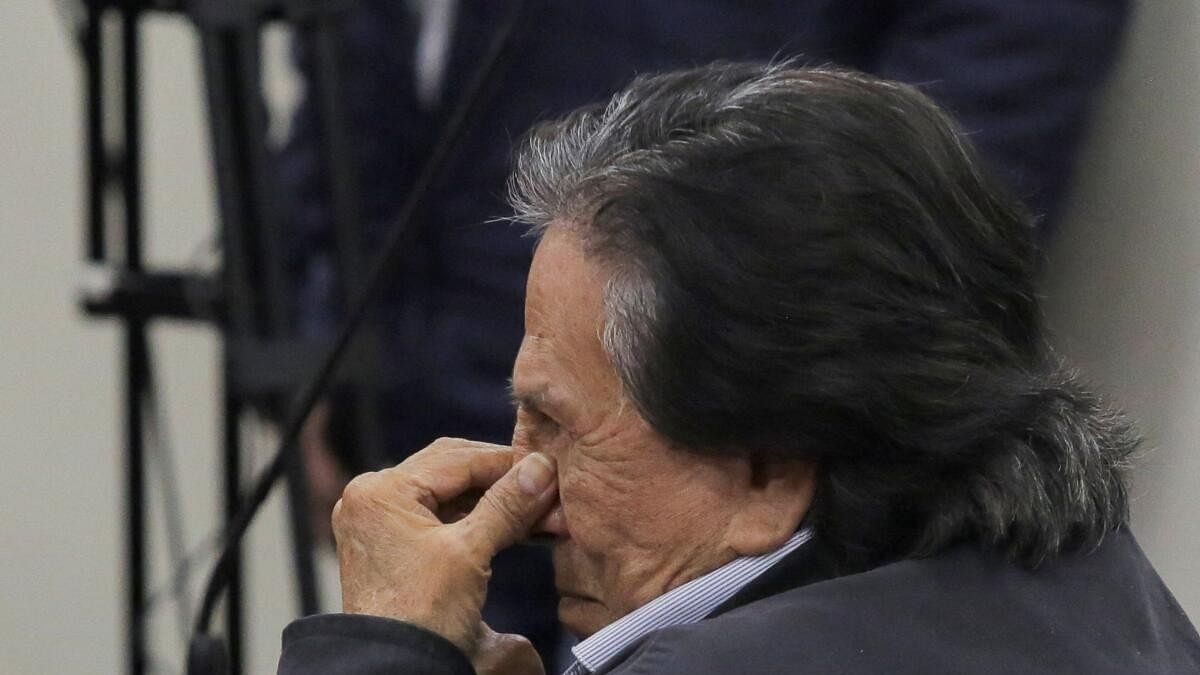 <div class="paragraphs"><p>Peru's former President Alejandro Toledo appears in court in Lima</p><p></p></div>