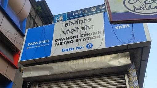 <div class="paragraphs"><p>Chandni Chowk metro station.</p></div>