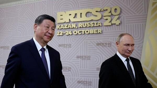 <div class="paragraphs"><p>Russian President Vladimir Putin welcomes participants of BRICS Summit in Kazan.</p></div>