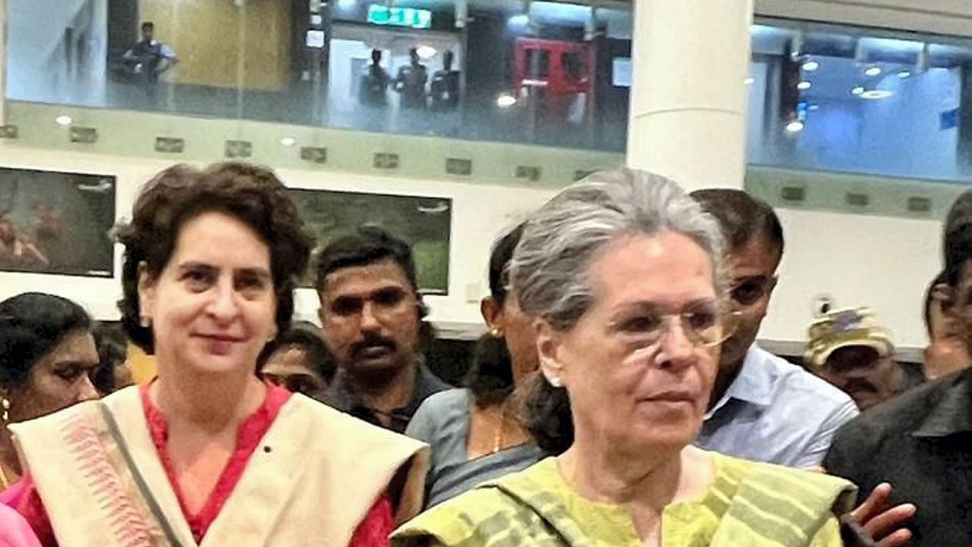 <div class="paragraphs"><p>Congress Parliamentary Party Chairperson Sonia Gandhi and AICC General Secretary Priyanka Gandhi Vadra.</p></div>