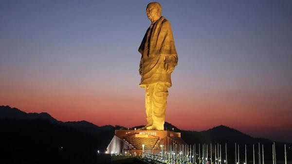 <div class="paragraphs"><p>General view of the 'Statue of Unity' portraying Sardar Vallabhbhai Patel.</p></div>