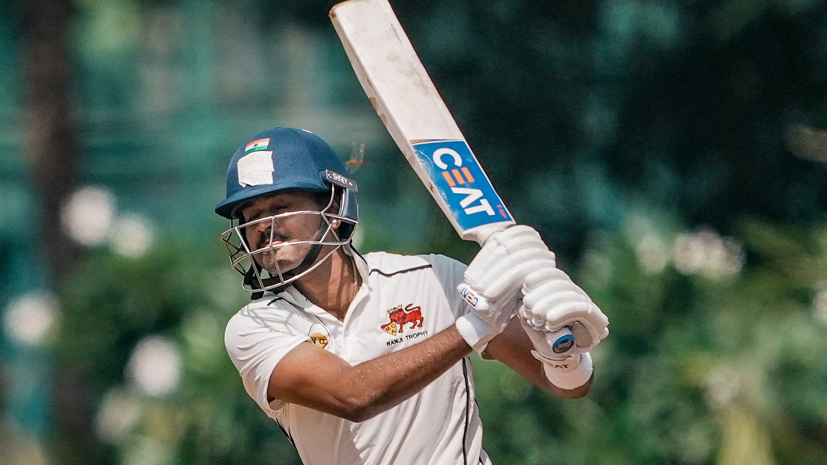 <div class="paragraphs"><p>Shreyas Iyer plays a shot during the 2nd day of Ranji Trophy 2024-25.</p></div>