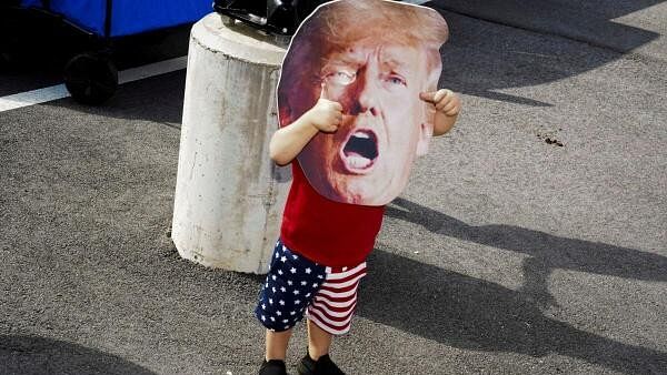 <div class="paragraphs"><p>Republican presidential nominee and former U.S. President Donald Trump campaigns in Zebulon, Georgia</p><p></p></div>