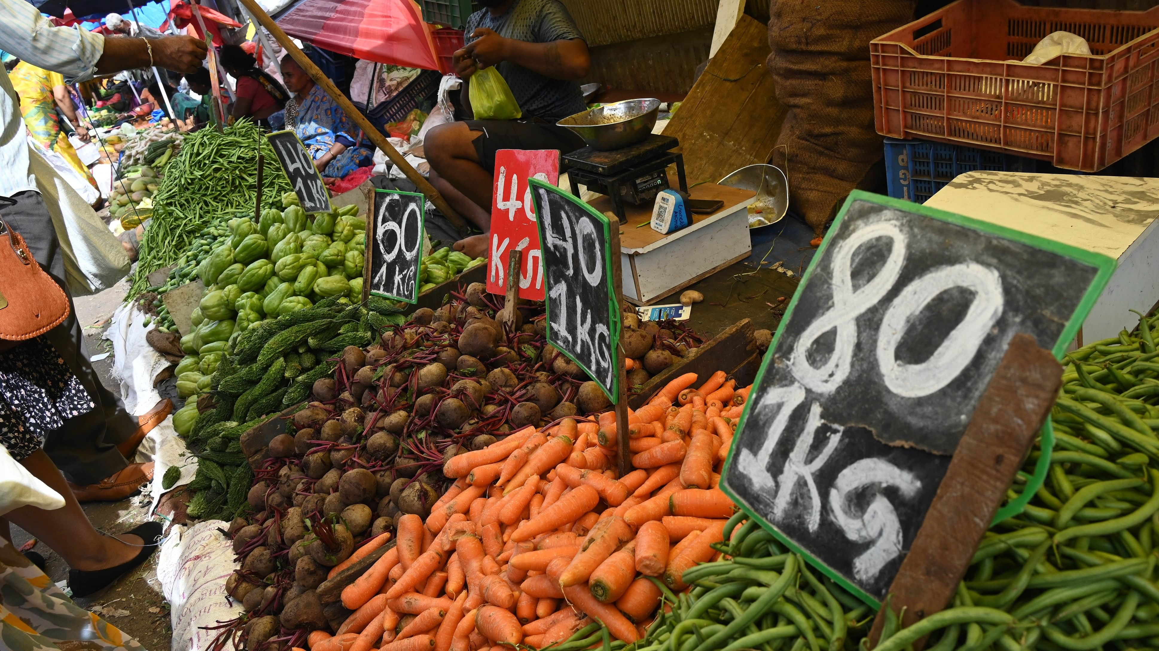 <div class="paragraphs"><p>Vegetables at the K R Market in Bengaluru. </p></div>