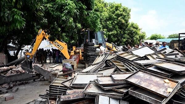 <div class="paragraphs"><p>Representative image showing a bulldozer being used to raze the property of a crime-accused&nbsp;&nbsp;</p></div>