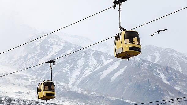 <div class="paragraphs"><p>The Gondola ropeway service in J&amp;K's Gulmarg.</p></div>