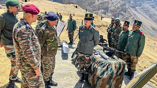 <div class="paragraphs"><p>Indian Army personnel at the Line of Actual Control (LAC)&nbsp;Central Sector. </p></div>