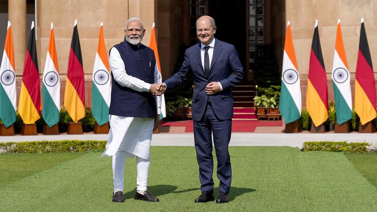 <div class="paragraphs"><p>PM Modi meets German Chancellor</p></div>