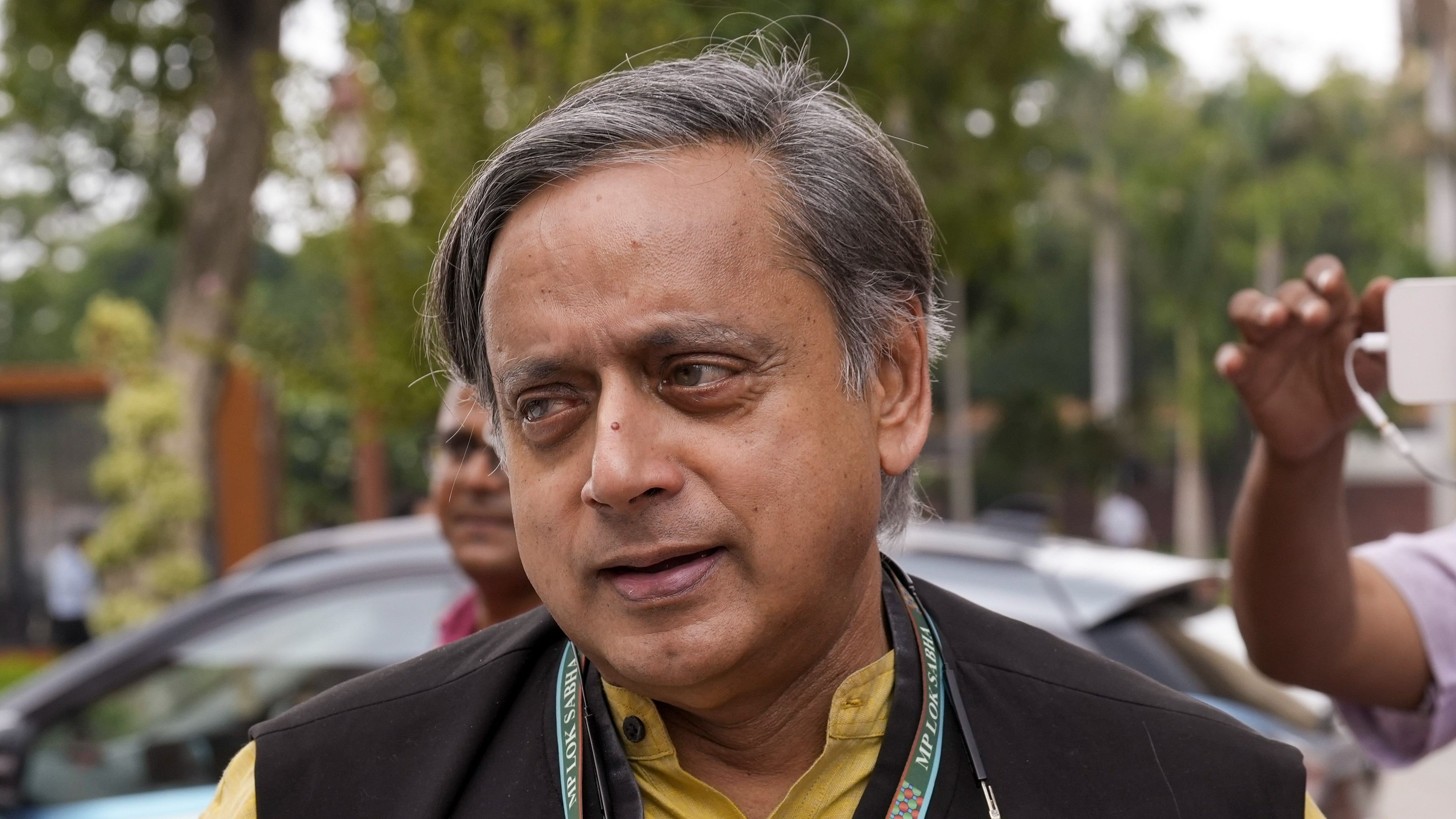 <div class="paragraphs"><p>Parliamentary Standing Committee on External Affairs headed by senior Congress MP Shashi Tharoor</p></div>