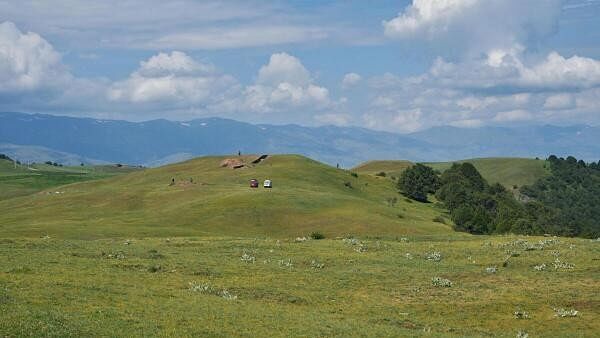 <div class="paragraphs"><p>The site of test excavations at the newly rediscovered medieval Silk Road city Tugunbulak</p></div>