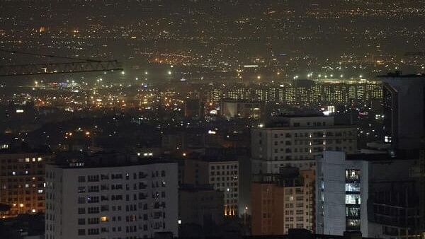 <div class="paragraphs"><p>A general view of Tehran after several explosions were heard, in Tehran, Iran.</p></div>