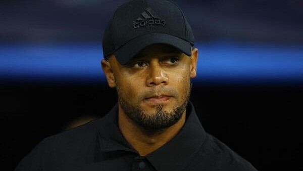 <div class="paragraphs"><p>Bayern Munich coach Vincent Kompany looks on before the match.&nbsp;</p></div>