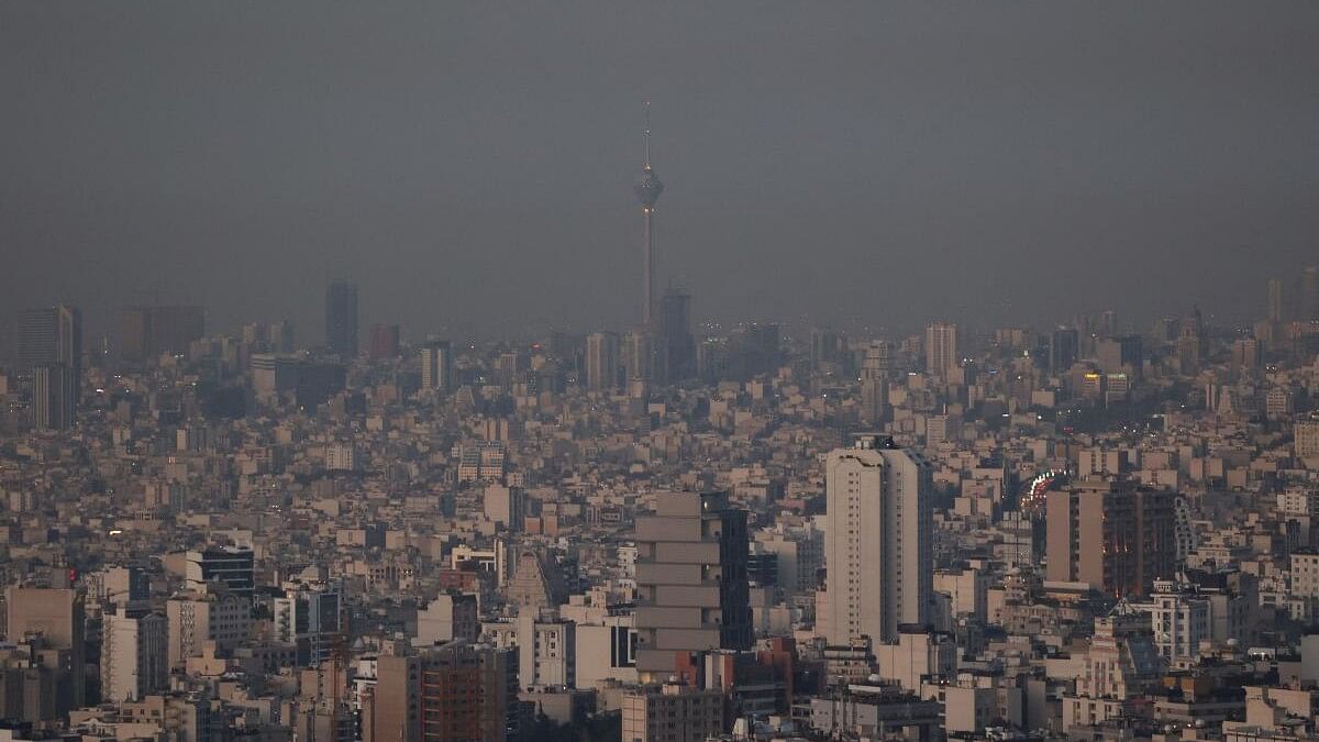 <div class="paragraphs"><p>A general view of Tehran after several explosions were heard, in Tehran, Iran</p></div>