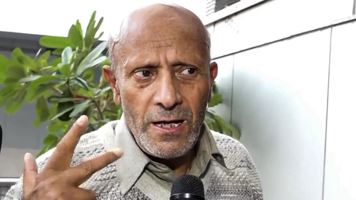 <div class="paragraphs"><p>Engineer Rashid speaks to media in New Delhi.&nbsp;</p></div>