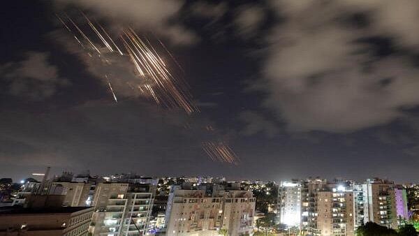 <div class="paragraphs"><p>Israel's Iron Dome anti-missile system intercepts rockets, as seen from Ashkelon. (Image for representation)</p></div>