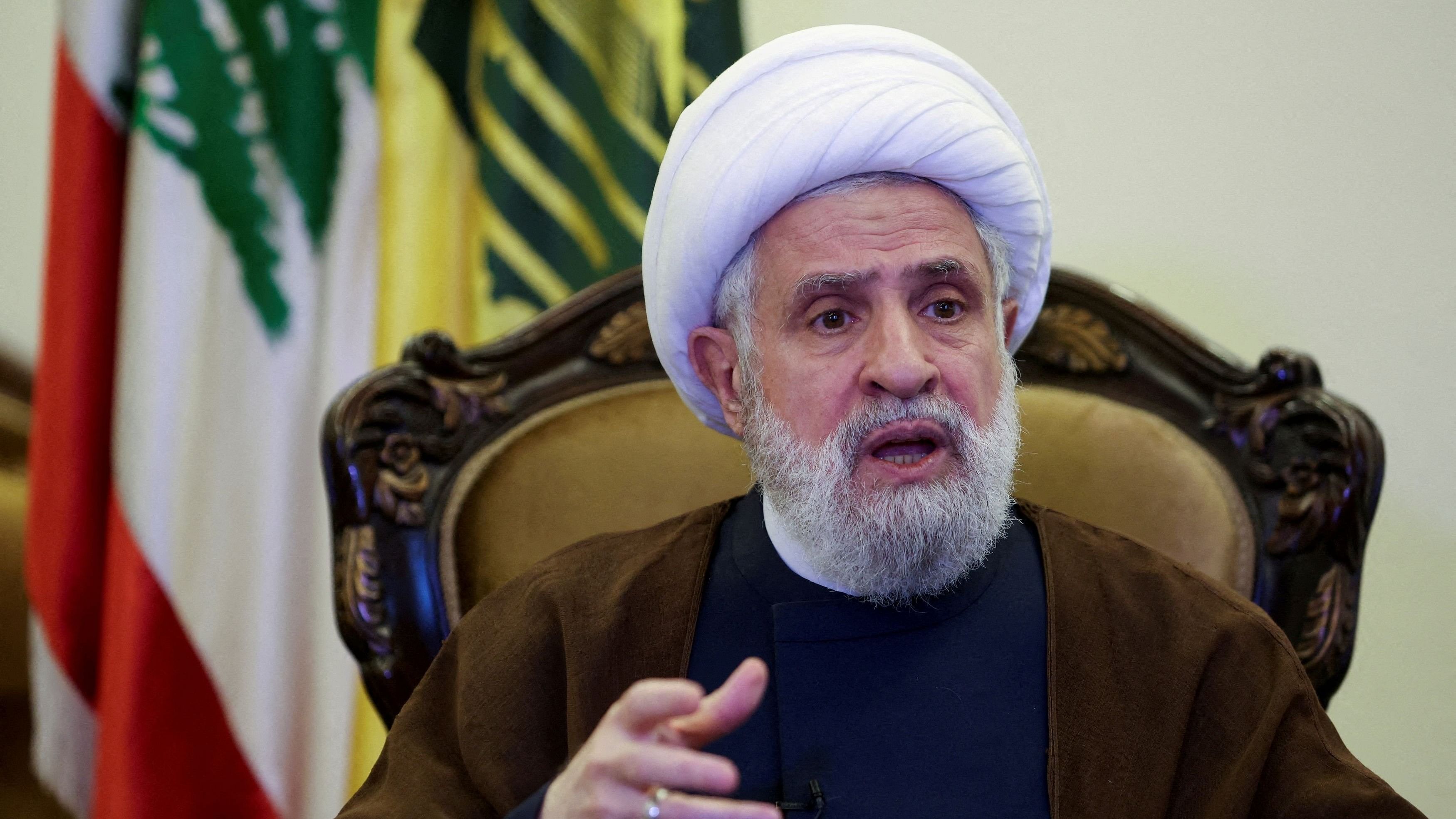 <div class="paragraphs"><p>Lebanon's Hezbollah deputy leader Sheikh Naim Qassem.</p></div>