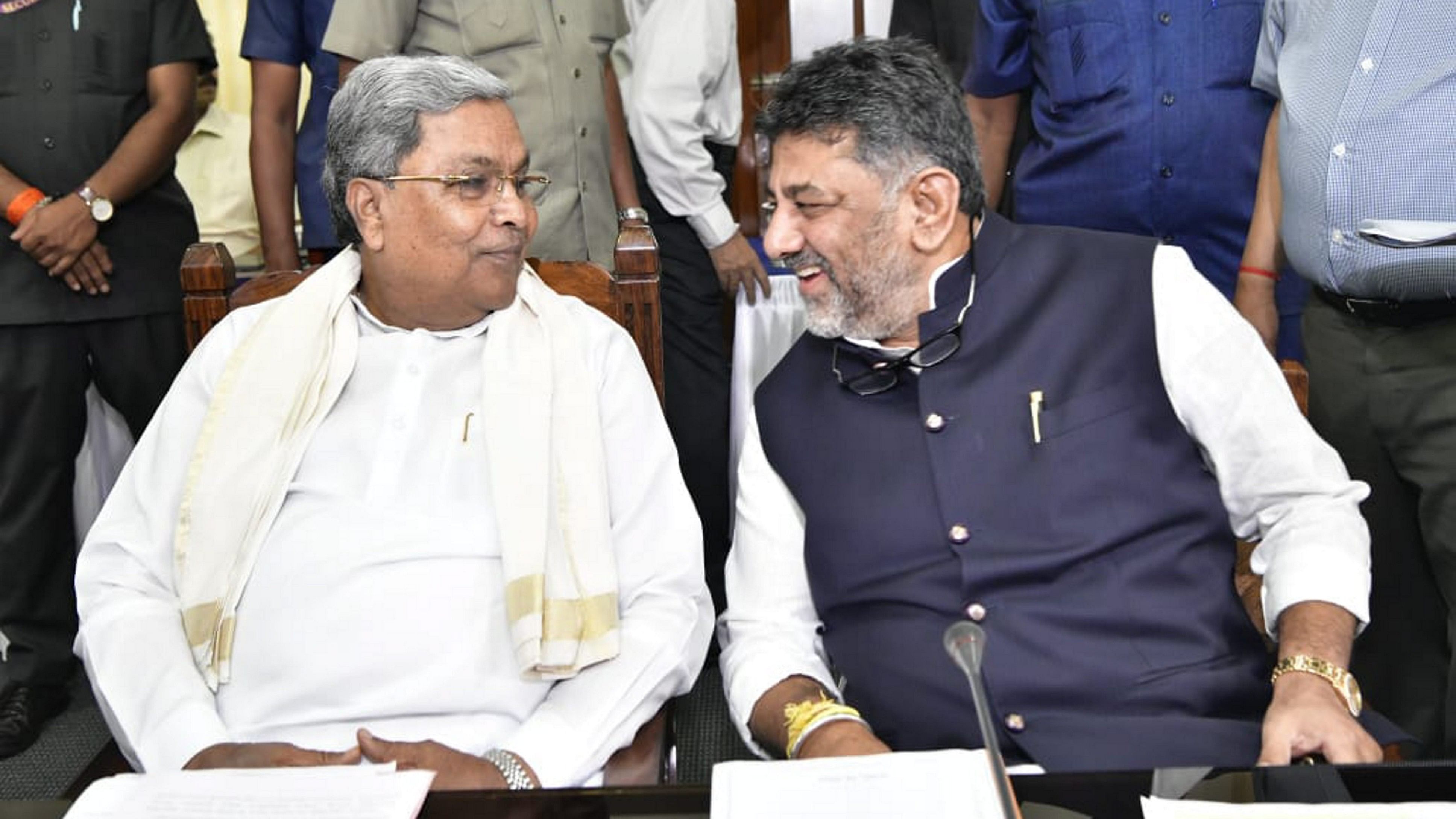 <div class="paragraphs"><p>Karnataka Chief Minister Siddaramaiah and Deputy Chief Minister DK Shivakumar.</p></div>