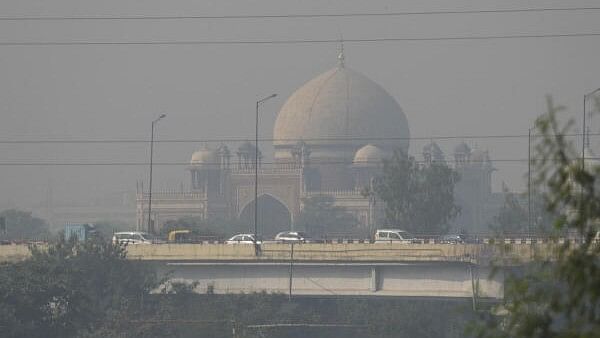 <div class="paragraphs"><p>A view of the Humayun Tomb in New Delhi, Wednesday, October 30, 2024. A thick layer of smog enveloped the national capital on Wednesday morning as the air quality remained in the 'very poor' category.</p></div>