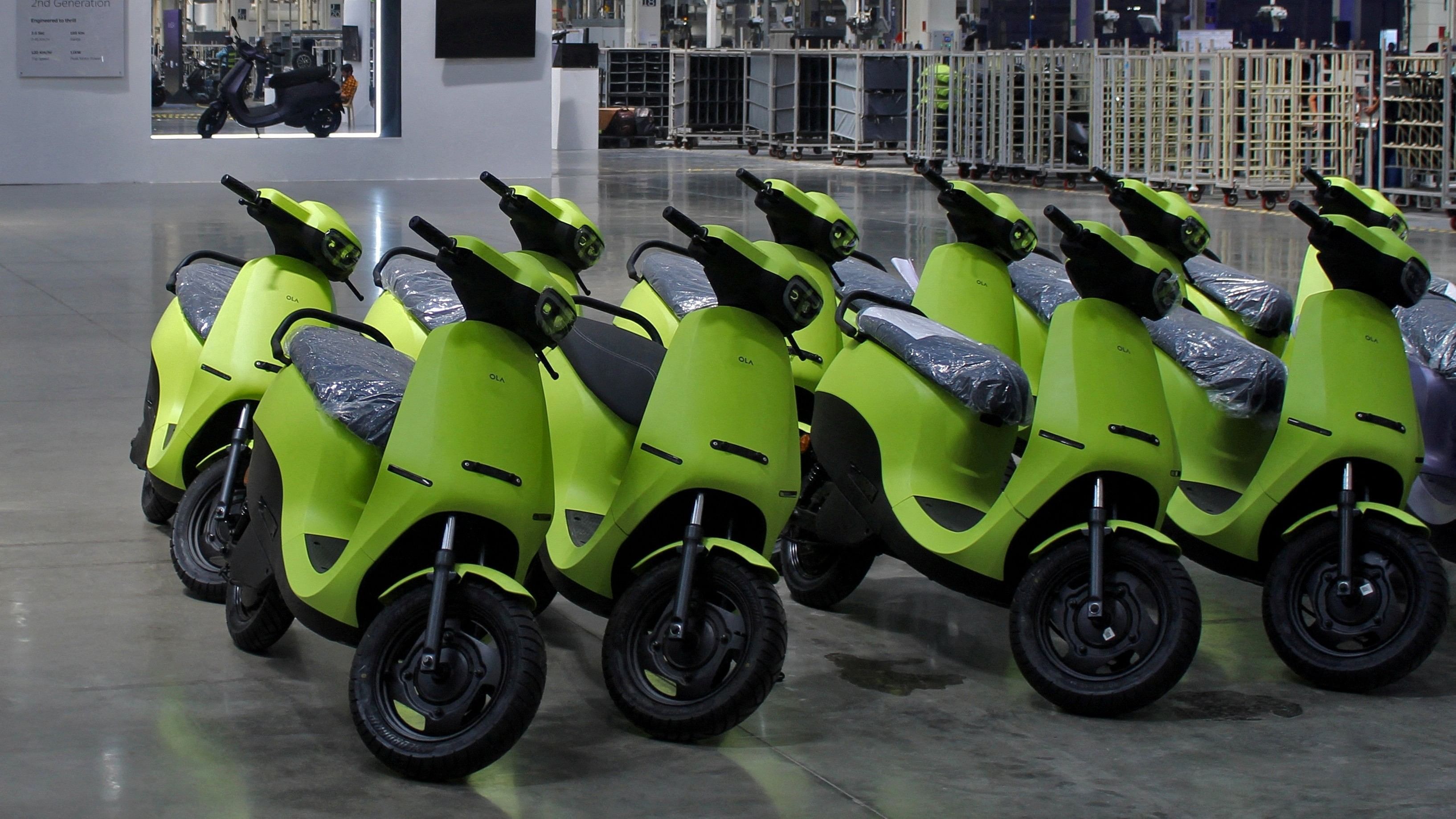 <div class="paragraphs"><p>Representative image of Ola Electric scooters.</p></div>