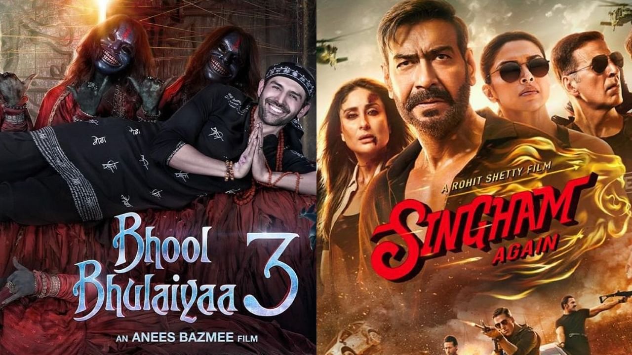 <div class="paragraphs"><p>With both Singham Again and Bhool Bhulaiyaa 3 set to clash at the box office this Diwali, the exhibitors and trade experts are hoping that the  star-studded franchise films will help them recover some of the losses this year.</p></div>