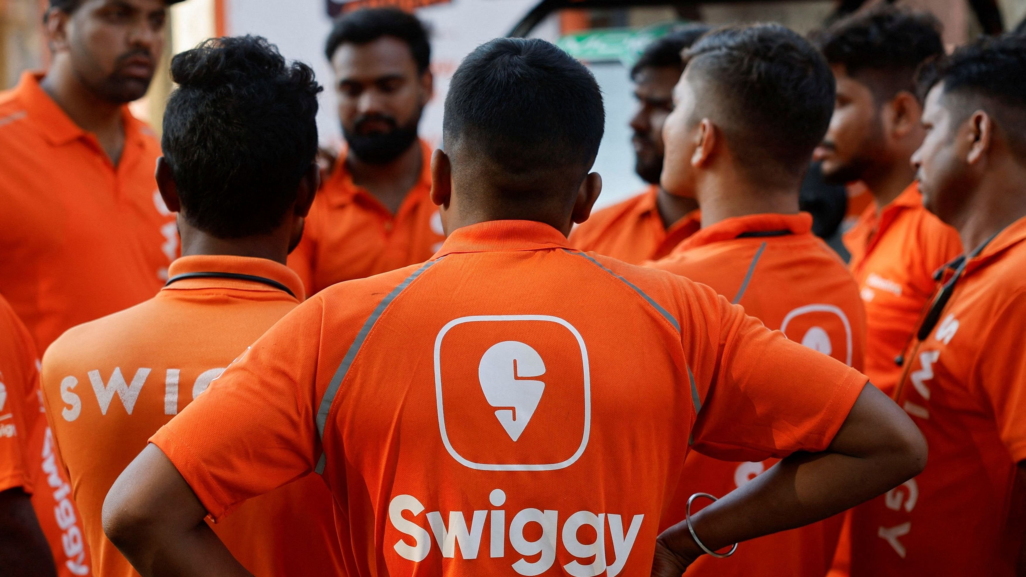 <div class="paragraphs"><p>Swiggy gig workers</p></div>