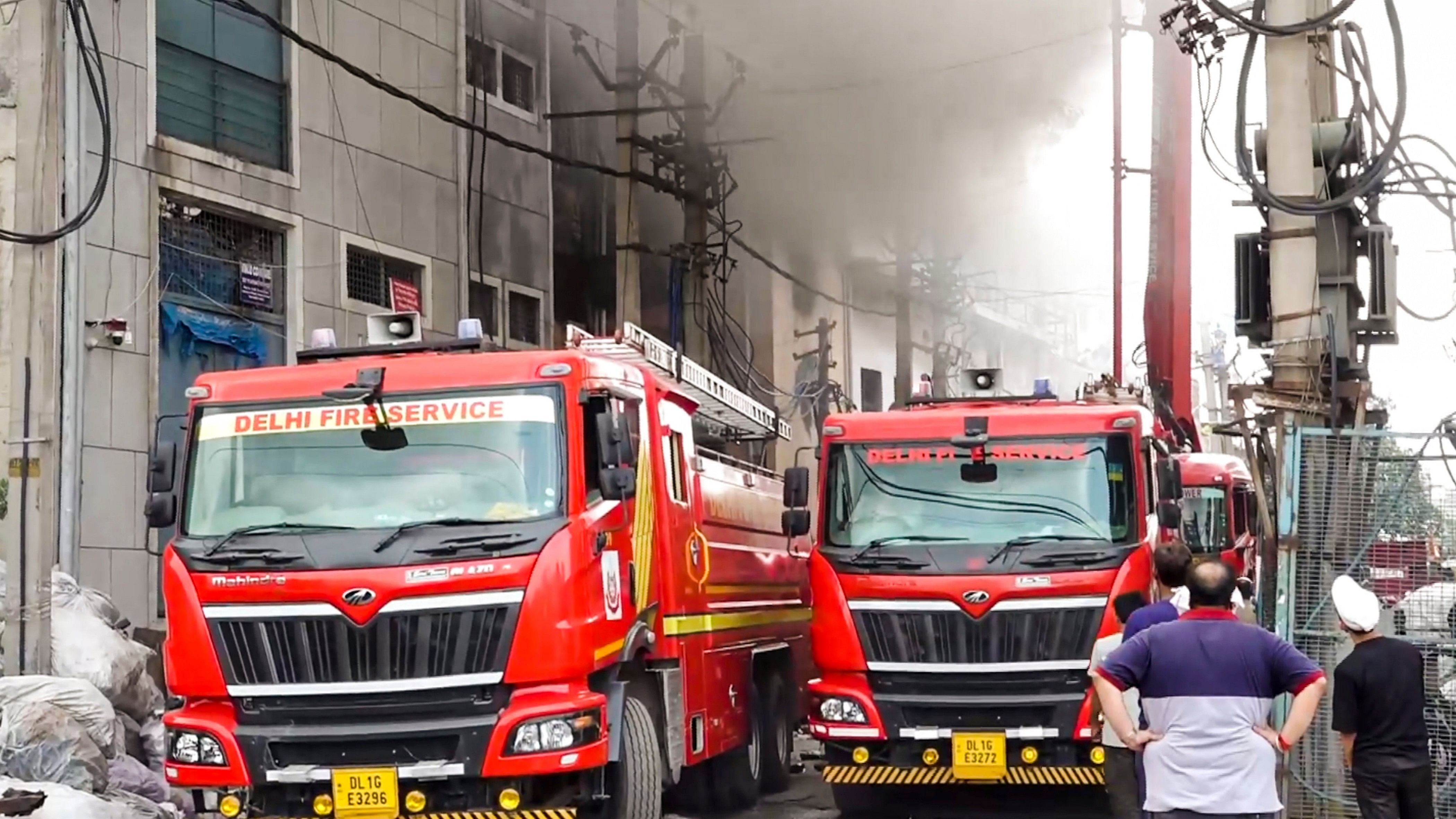 <div class="paragraphs"><p> Fire tenders at the spot after a fire broke out. (Representative image)</p></div>