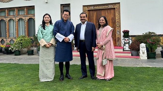 <div class="paragraphs"><p>Gautam Adani with&nbsp;Jigme Khesar Namgyel Wangchuck of Bhutan.</p></div>