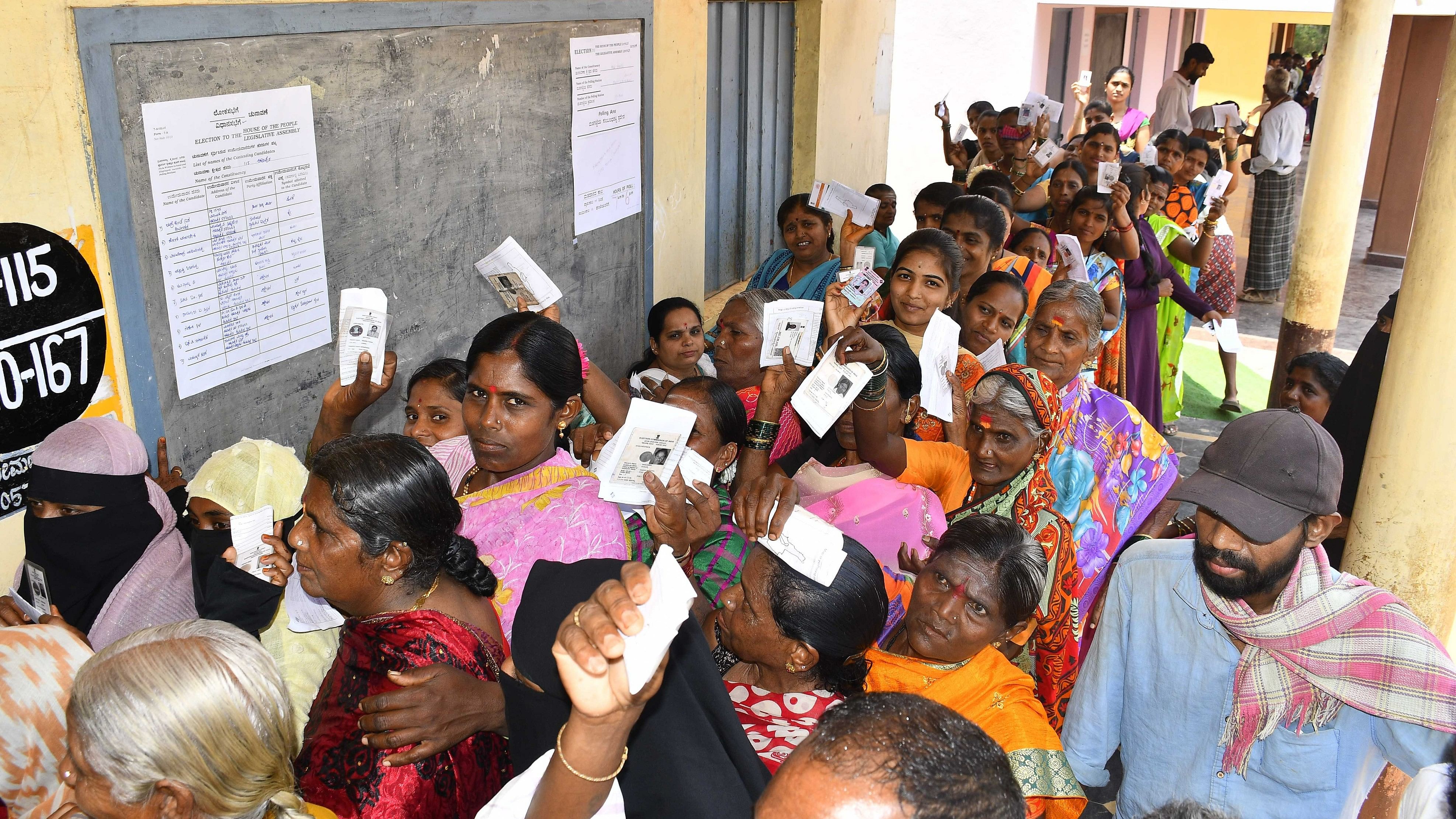 For first time, women voters exceed men in K'taka.