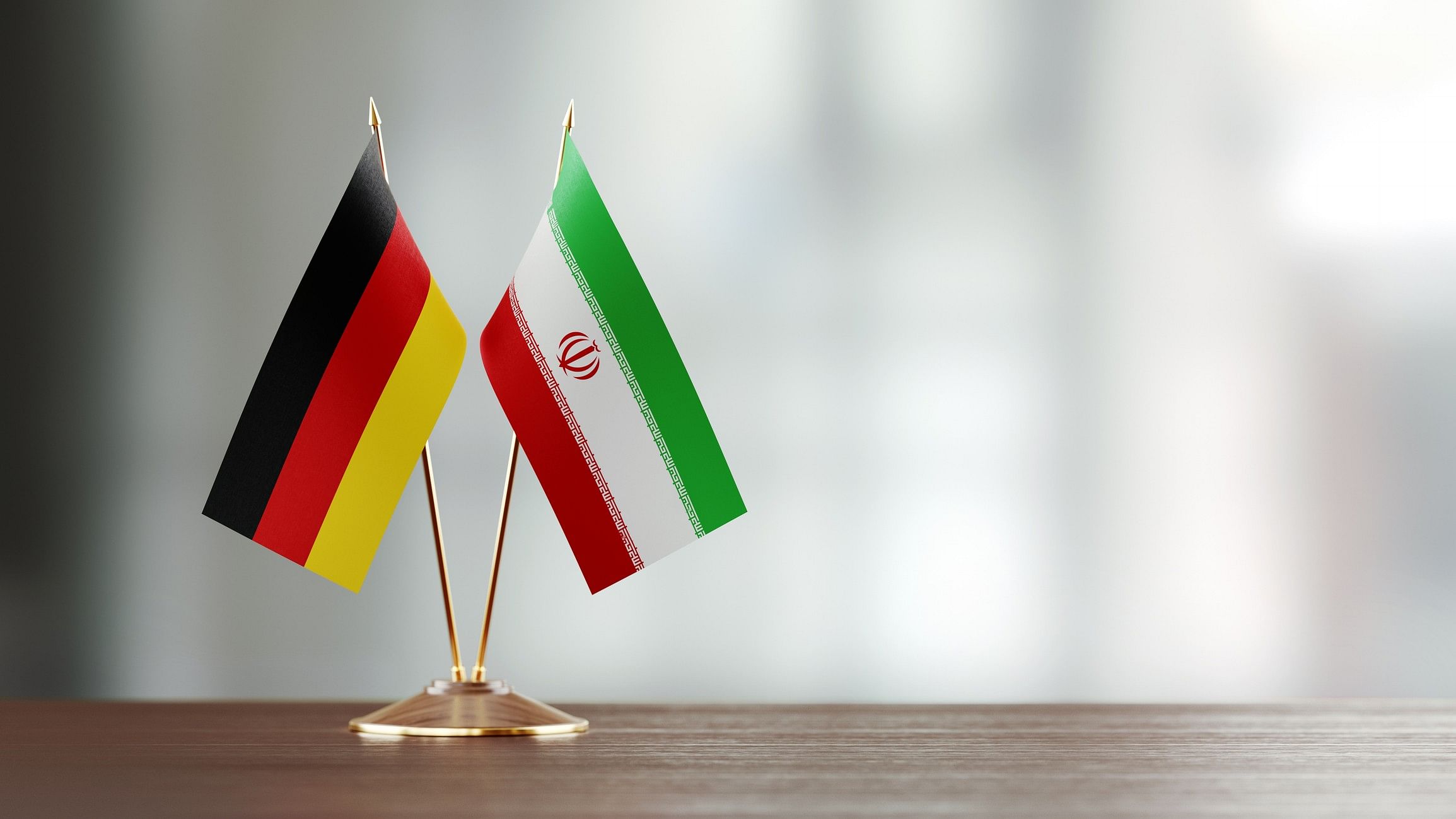 <div class="paragraphs"><p>German and Iranian flag pair on desk. (Representative image)</p></div>