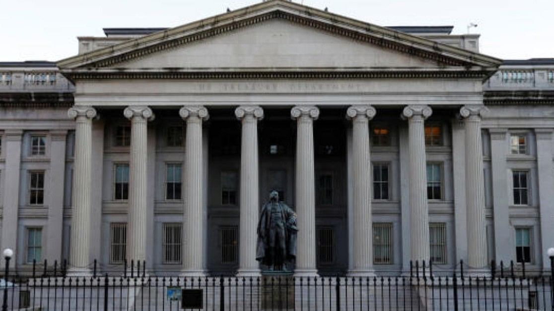 <div class="paragraphs"><p>The United States Department of the Treasury is seen in Washington, D.C., US. </p></div>