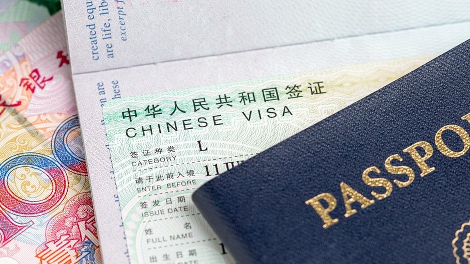 <div class="paragraphs"><p>Representative image of Chinese visa.</p></div>