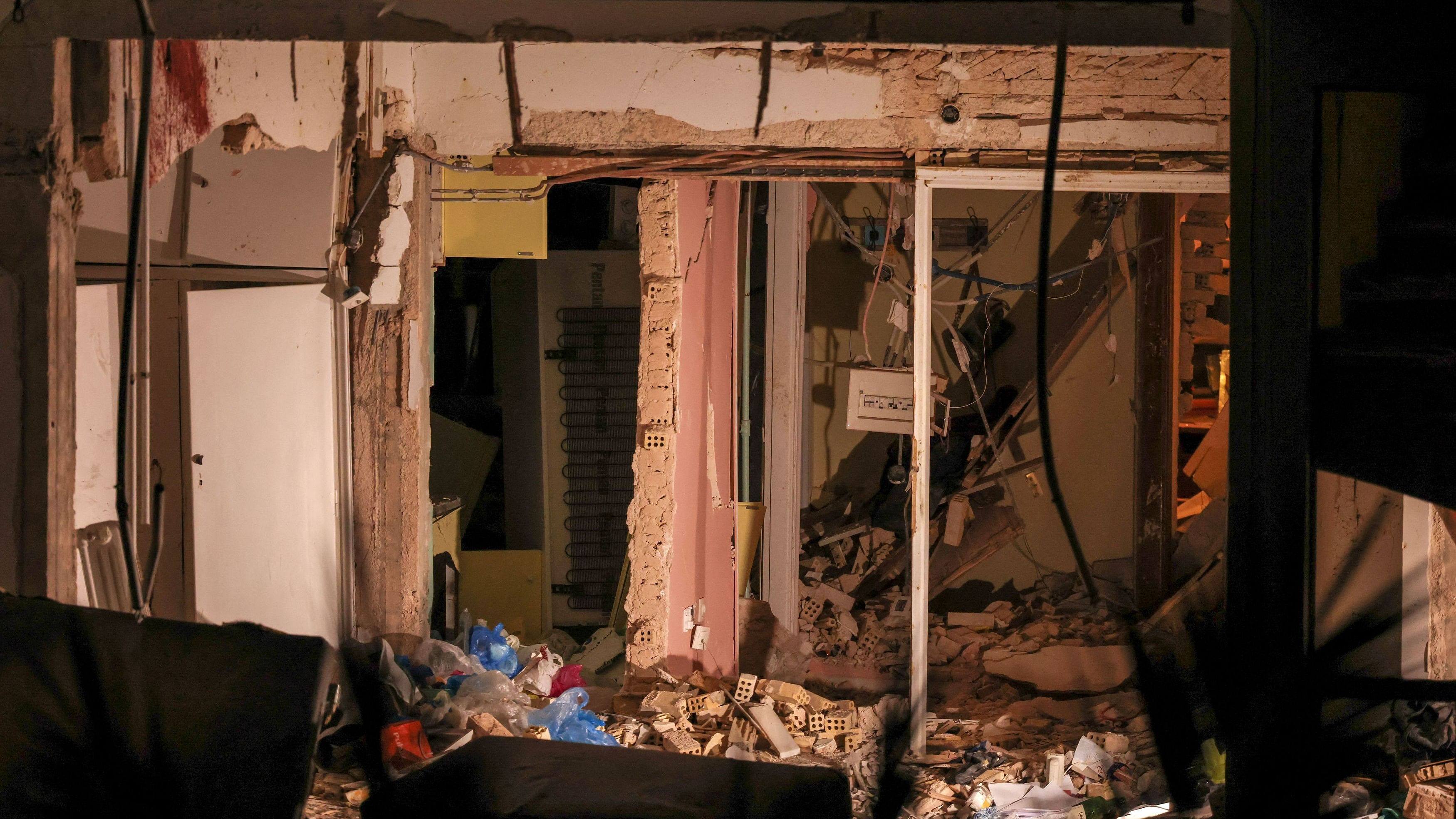 <div class="paragraphs"><p>View of a damaged apartment where a man was killed and a woman was seriously wounded in an explosion, in Athens, Greece, October 31, 2024.</p></div>