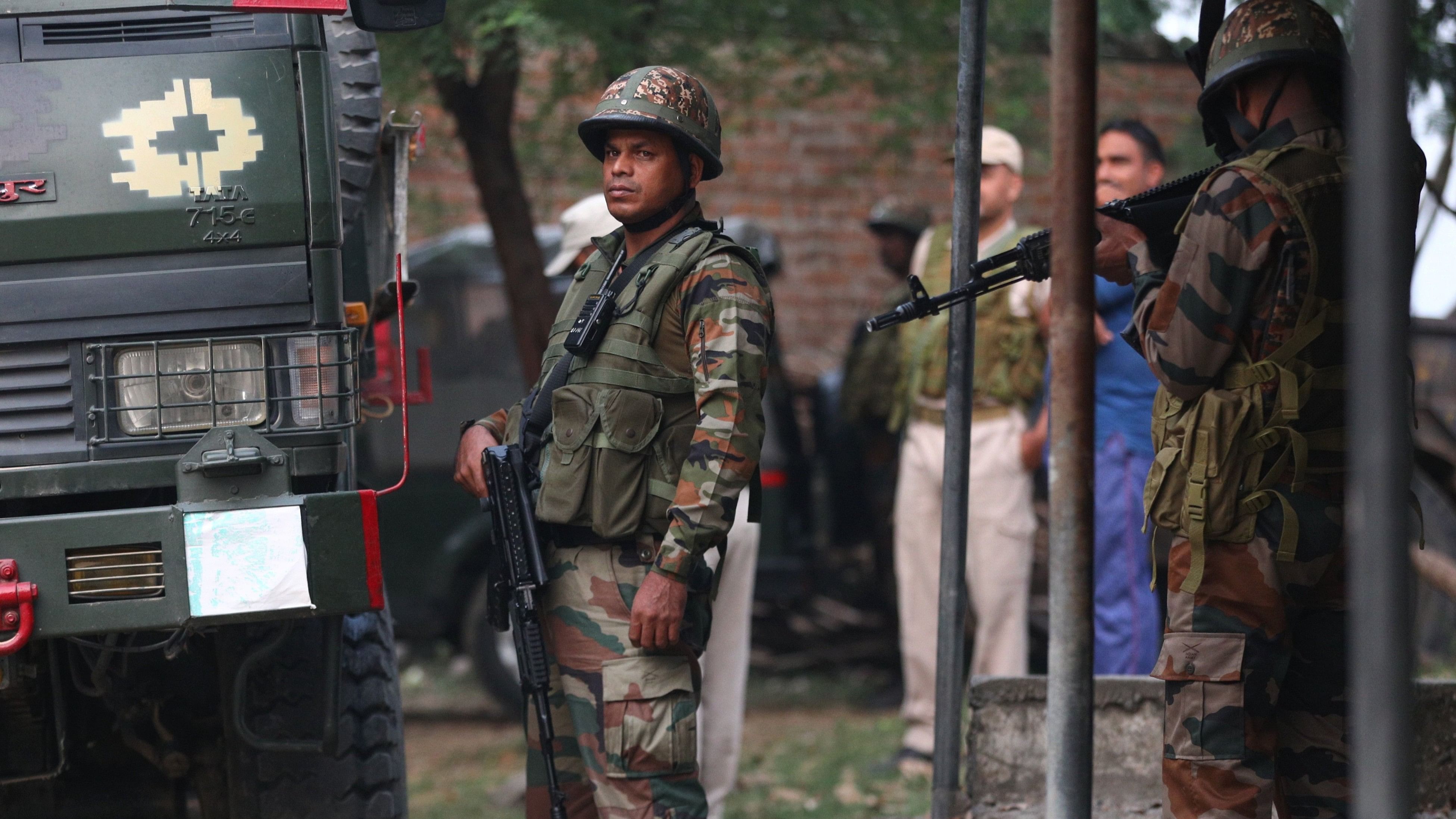 <div class="paragraphs"><p> Army jawans in J&amp;K</p></div>