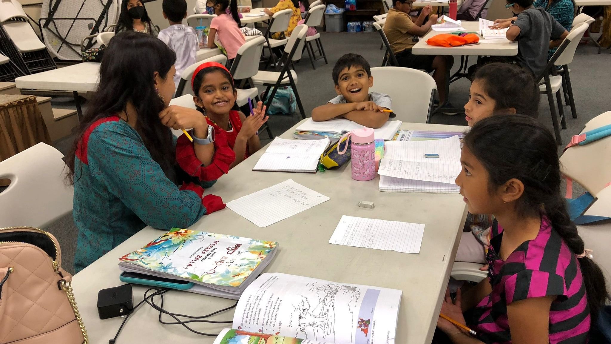 <div class="paragraphs"><p>Children learn Kannada at a&nbsp;weekend offline class in Los Angeles in the US. </p></div>