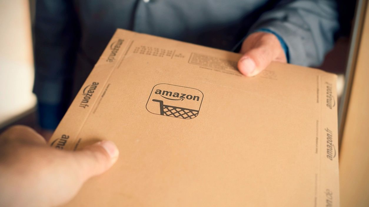 <div class="paragraphs"><p>Image showing a delivery executive delivering an Amazon package. For representational purposes.</p></div>