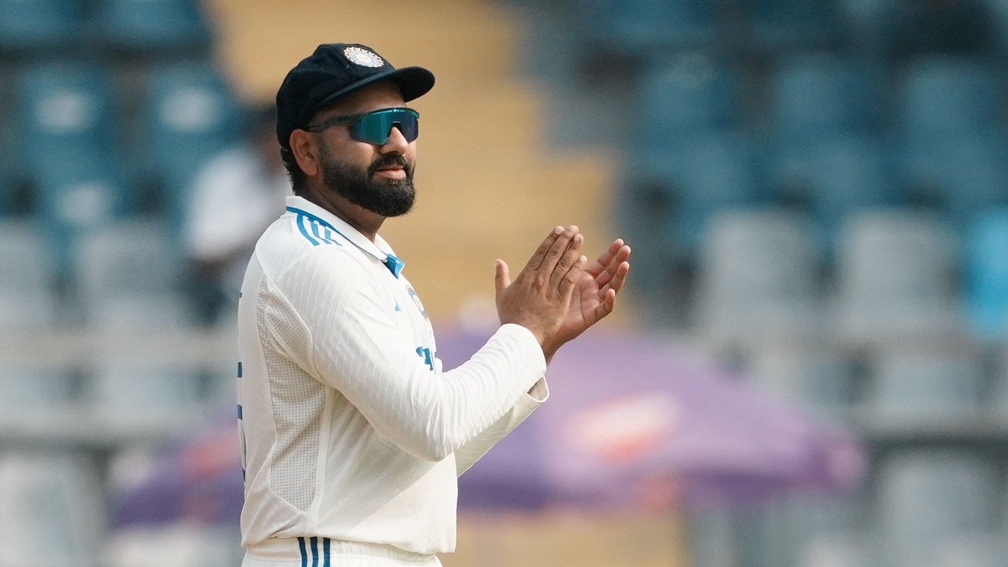 <div class="paragraphs"><p>Mumbai: India's captain Rohit Sharma during the first day of the third Test cricket match between India and New Zealand, at Wankhede Stadium, in Mumbai, Friday, Nov. 1, 2024. </p></div>