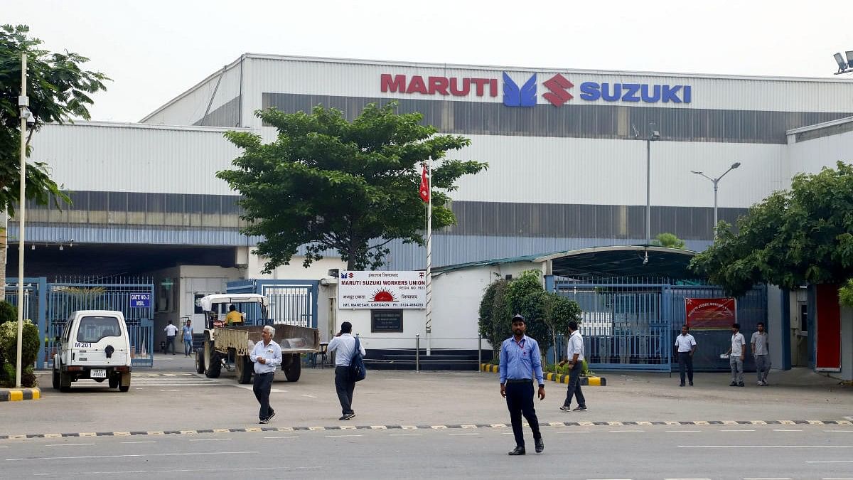 <div class="paragraphs"><p>A view of the Maruti Suzuki plant in Manesar near Gurugram.</p></div>